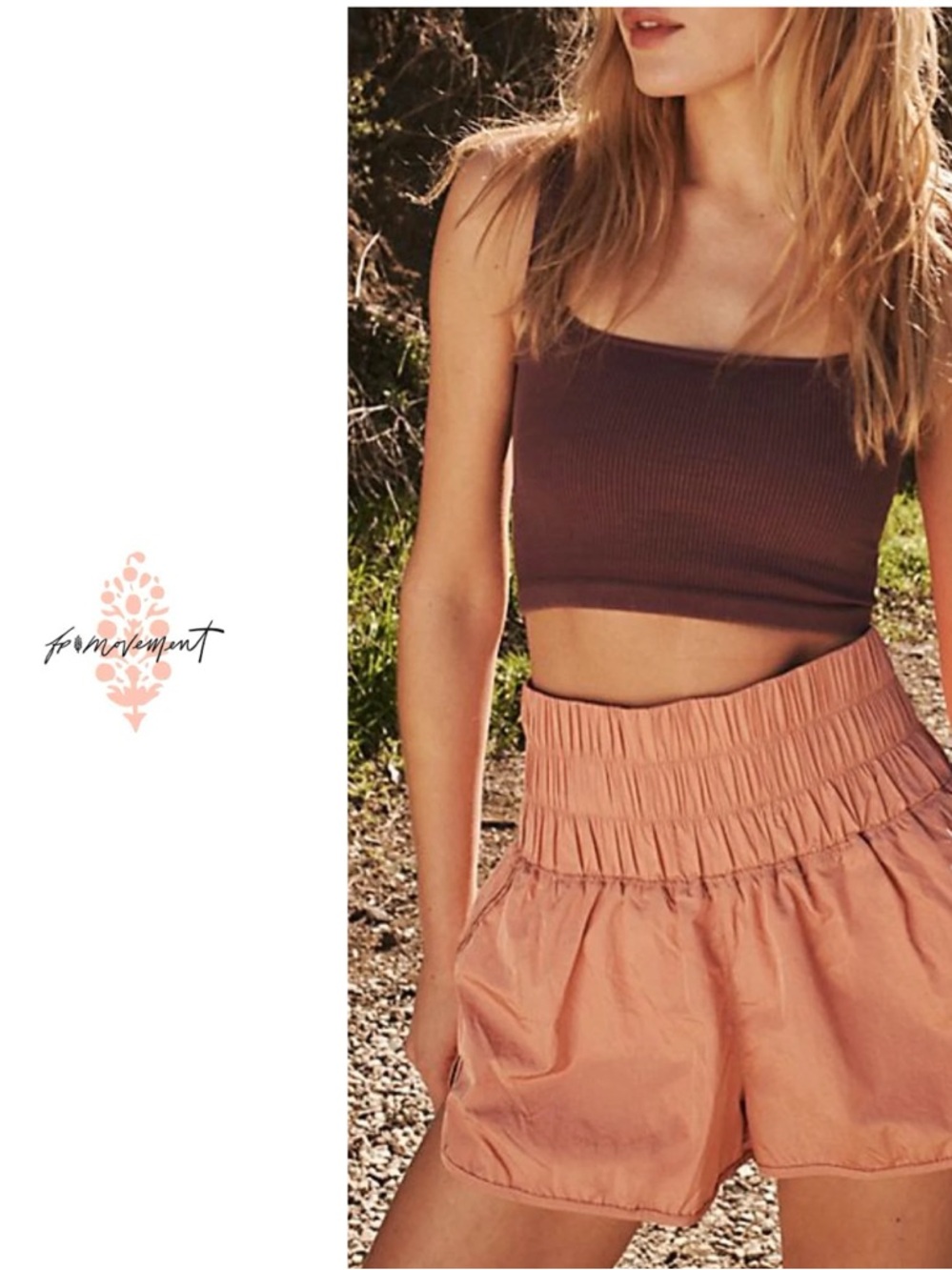 FP Movement Free People The Way Home shorts - Apricot
